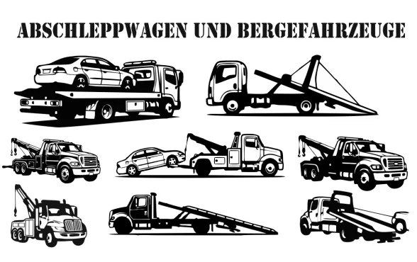 Abschlepper - Bergefahrzeuge Decals