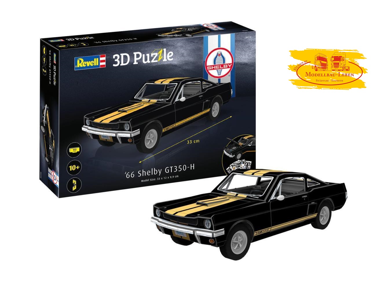 Revell - 3D Puzzle 00220 - 1966 Shelby GT350-H - 111 Teile Neu OVP