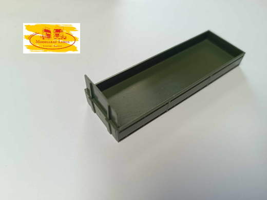 Herpa 0052 - 284559 Pritsche 93 x 29 mm mit Stirnwand