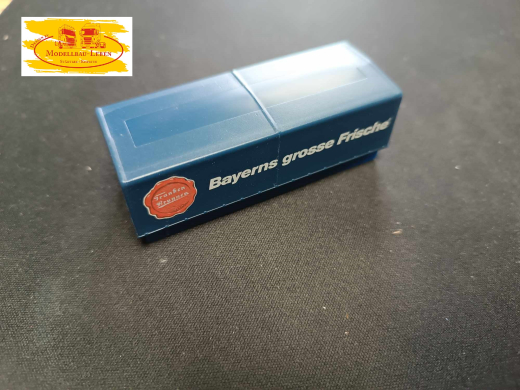 Herpa 0073 - 48001 Planenaufbau für Anhänger / Motorwagen 76 x 20-22 (Spitz zulaufend) x 29 mm