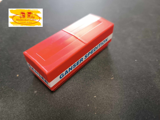 Herpa 0073 - 48001 Planenaufbau für Anhänger / Motorwagen 76 x 20-22 (Spitz zulaufend) x 29 mm