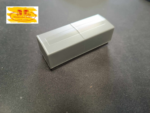 Herpa 0073 - 48001 Planenaufbau für Anhänger / Motorwagen 76 x 20-22 (Spitz zulaufend) x 29 mm