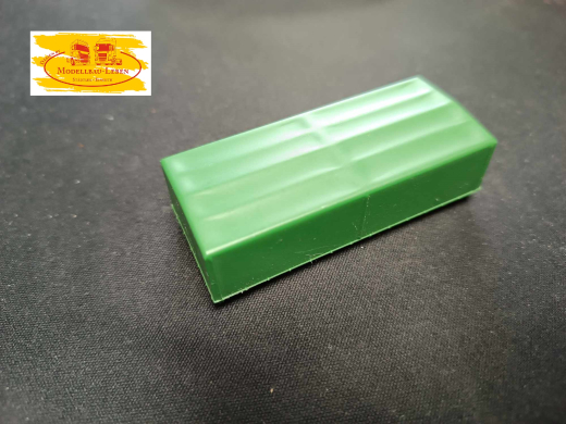 Herpa 0081 - 284004 Planenaufbau für Anhänger Motorwagen 68 x 17 x 28.5 mm - leicht spitz zulaufend