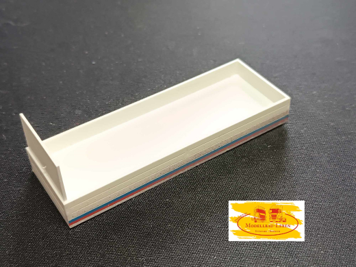 Herpa 0084 - 27585 Pritsche 81 x 28 mm mit Stirnwand