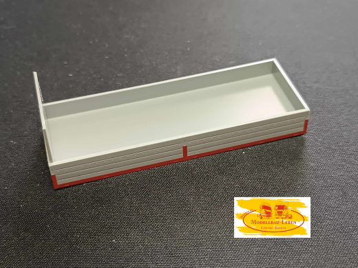 Herpa 0084 - 27585 Pritsche 81 x 28 mm mit Stirnwand