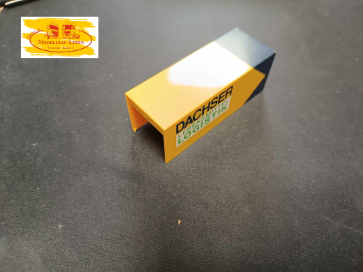 Herpa 0114 - 2- Kofferaufbau 80 x 30 x 29 mm 1:87 mit offenen Heck