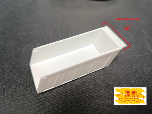 Herpa 0124 - 2750037 x Kipper Mulde Grundkörper ohne Heckklappe 1:87