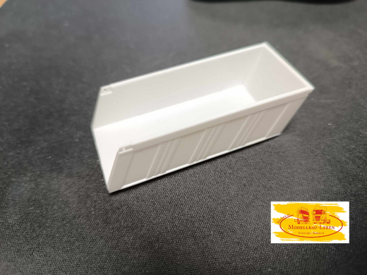Herpa 0124 - 2750037 x Kipper Mulde Grundkörper ohne Heckklappe 1:87