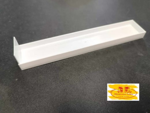 Herpa 0136 - 2700001 x Aufbau Pritsche mit Stirnwand 157 x 28 mm 1:87