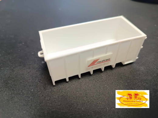 Herpa 0168 - 23215 Abrollcontainer offen mittelhoch 64 x 28 x 25 mm 1:87