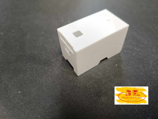 Herpa 0175 - 2650091 x Kofferaufbau Kühlkoffer Transporter weiß 43 x 28 x 25 mm 1:87