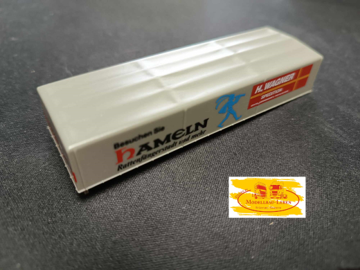 Herpa 0184 - 284003 Planenaufbau für Anhänger Motorwagen 92 x 16-18 x 28 mm schräg zulaufende Plane