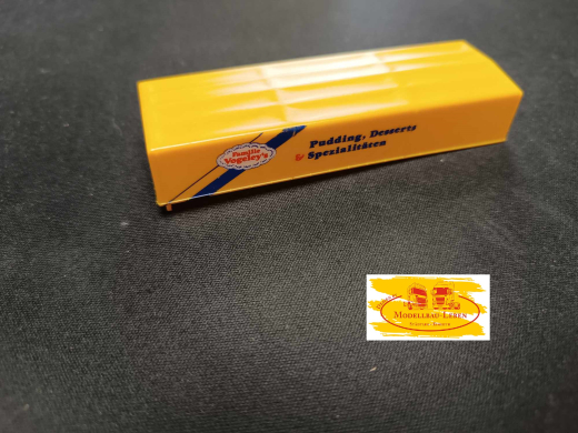 Herpa 0184 - 284003 Planenaufbau für Anhänger Motorwagen 92 x 16-18 x 28 mm schräg zulaufende Plane