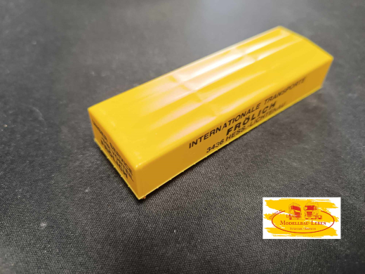 Herpa 0184 - 284003 Planenaufbau für Anhänger Motorwagen 92 x 16-18 x 28 mm schräg zulaufende Plane