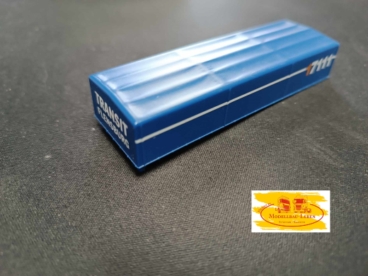 Herpa 0184 - 284003 Planenaufbau für Anhänger Motorwagen 92 x 16-18 x 28 mm schräg zulaufende Plane