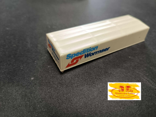 Herpa 0184 - 284003 Planenaufbau für Anhänger Motorwagen 92 x 16-18 x 28 mm schräg zulaufende Plane
