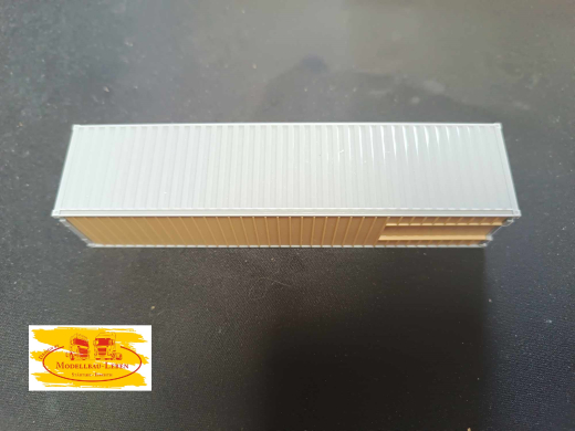 Herpa 0271 - 2650047x + 2650048 Containeraufbau mit Bodenplatte 141 x 33 x 28 mm, 1:87