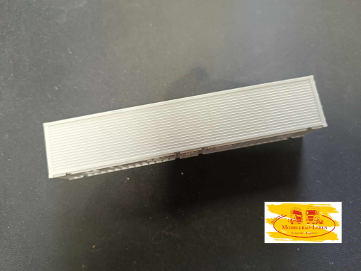 Herpa 0278 - Containeraufbau grau 140 x 28 x 28 mm, 1:87
