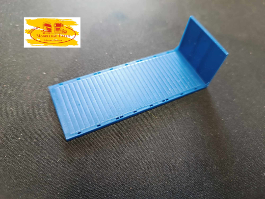 Herpa 0350 - 2750005 Abrollflat flach mit Rungenlöcher 76 x 30 x 26 mm 1:87