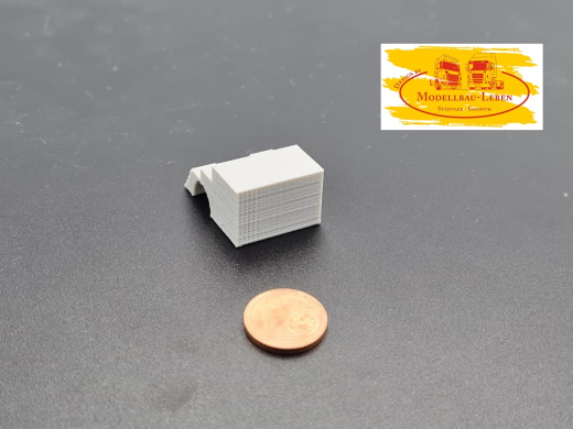 PMM 038 - 3D PLA Druck Abschleppaufbau City Berger PKW Pick up - 1 Stück 1:87