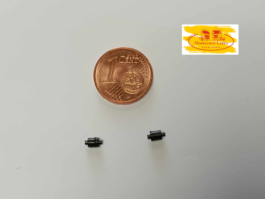 Herpa 0380 - Abrollflat Rollen, 1 Paar - 1:87