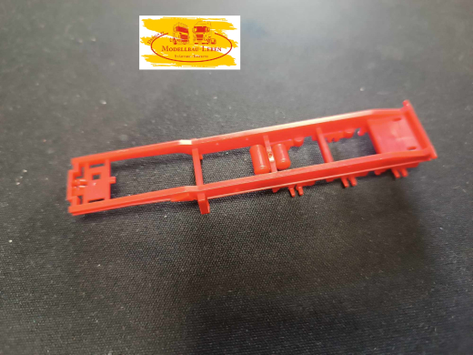 Herpa 0396 - 2500585 Fahrgestell 3 achs für Kipperauflieger 96 mm 1:87
