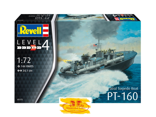 Revell 05175 Bausatz Torpedo Boot PT 160 in 1:72 Level 4