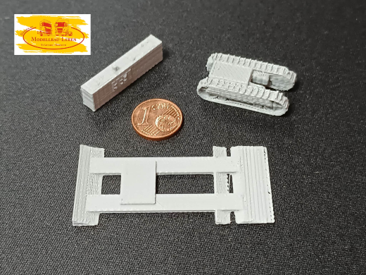 PMM 054 - 3D PLA Druck Abschlepp Roboter 3 teilig - 1 Stück 1:87