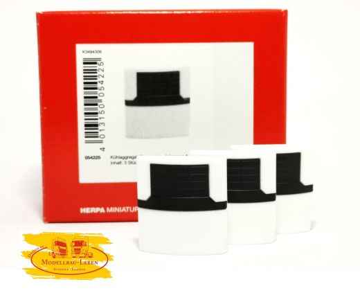 Herpa 054225 Kühlaggregat Thermoking Advancer A-400, 3 Stück 1:87