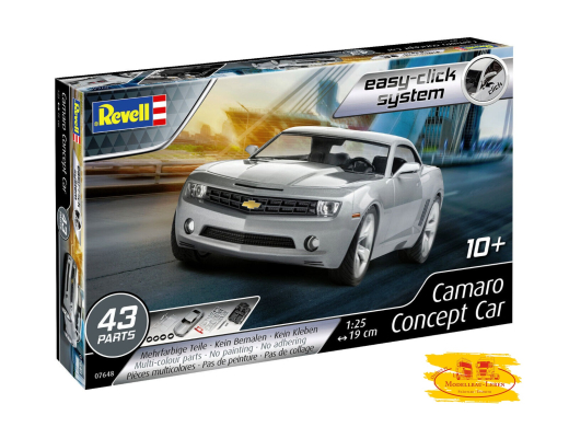 Revell 07684 Camaro Concept Car 1:25 Bausatz Easy Click incl Farbe, Pinsel