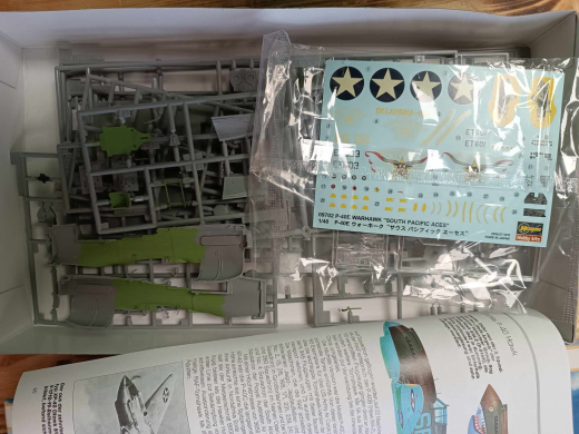 Hasegawa Hobby Kits 09702 P-40E Warhawk South Pacific Aces - Bausatz 1:48