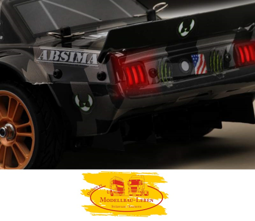 Absima 16010 - 1:16 EP BL Touring Car &quote;FUN MAKER&quote; stars'n grey RTR