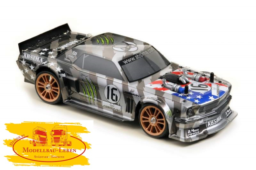 Absima 16010 - 1:16 EP BL Touring Car &quote;FUN MAKER&quote; stars'n grey RTR
