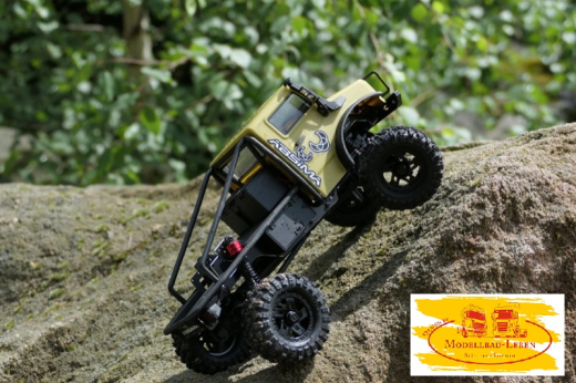 Absima AB1810419 HobbyPlus CR-18P 2024 T-Hunter 1:18 CR-18P &quote;T-Hunter BLS 2024&quote; matt gelb RTR