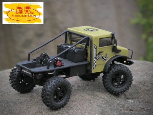 Absima AB1810419 HobbyPlus CR-18P 2024 T-Hunter 1:18 CR-18P &quote;T-Hunter BLS 2024&quote; matt gelb RTR