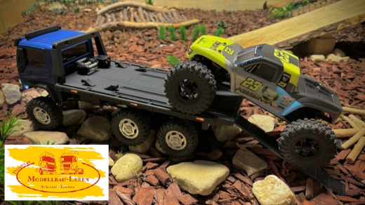 Absima AB1810431 - 1:18 Mini Crawler 1:18 CR-18P &quote;Tow Truck ARKTOS 6x6&quote; blau RTR