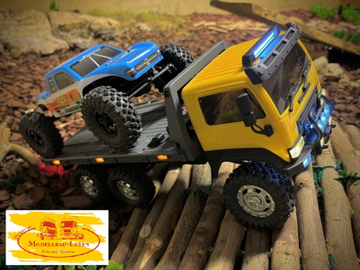 Absima AB1810430 - 1:18 Mini Crawler 1:18 CR-18P &quote;Tow Truck ARKTOS 6x6&quote; gelb RTR