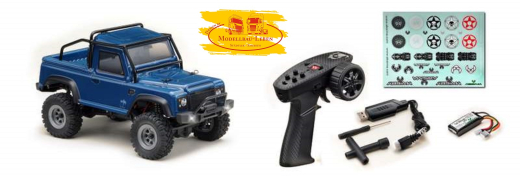 Absima 10020 - 1:24 Micro Crawler Defender blau RTR