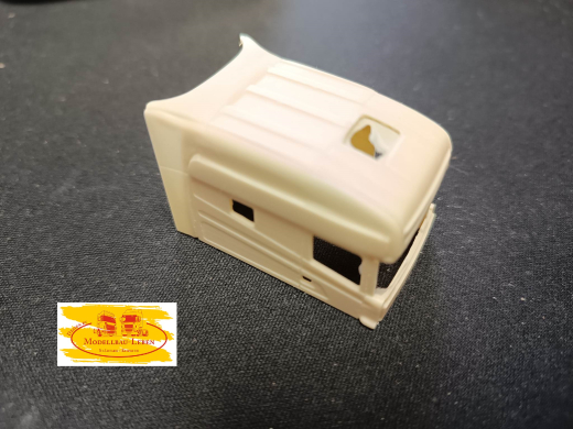 F100202 Resibausatz Scania Longline Hütte für 3 achs Fahrgestell 1:87
