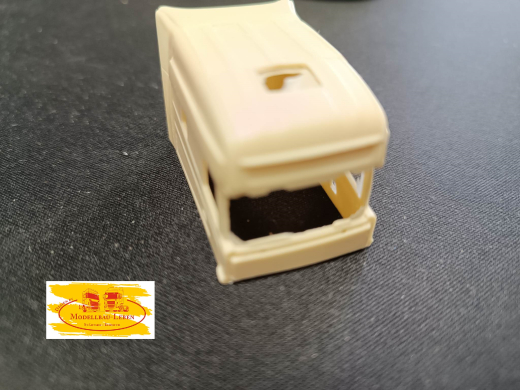 F100202 Resibausatz Scania Longline Hütte für 3 achs Fahrgestell 1:87