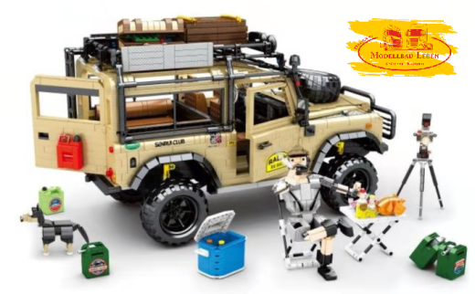 Sembo 8883 Geländewagen beige Bausatz mit 4361 Teilen