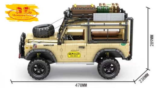 Sembo 8883 Geländewagen beige Bausatz mit 4361 Teilen