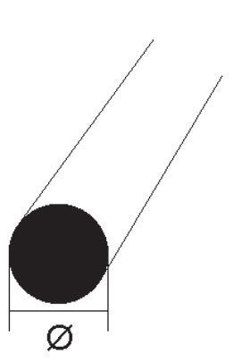 Krick 190858 - Plastruct MR-60 Rundstab 1,5x250mm 1 Stück