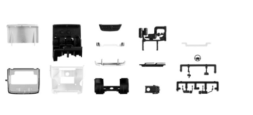Herpa 084680 Fahrerhaus Mercedes-Benz Econic (Inhalt: 2 Stück)