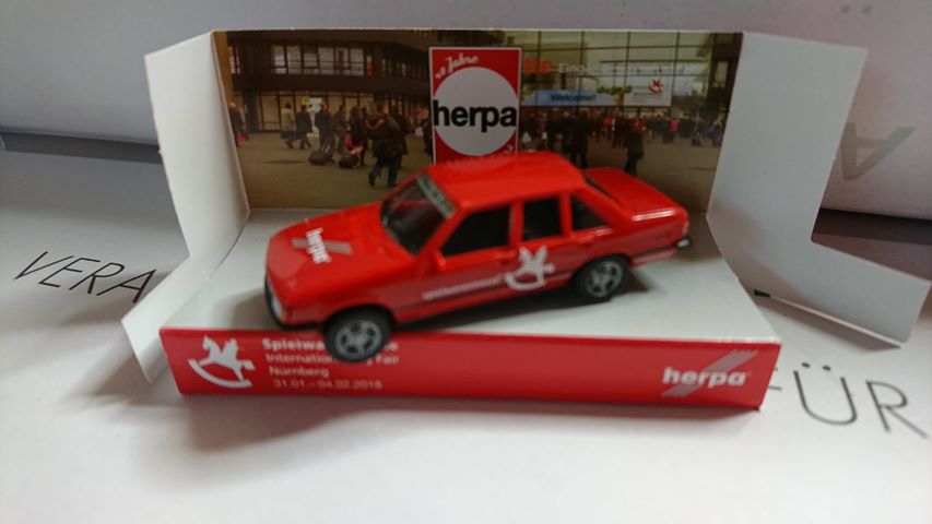 Herpa 931175 - 1:87 Opel Rekord Spielwarenmesse Nürnberg 2018 (Sondermodell) OVP!