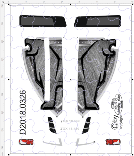 D-2018.0326 - Decalsatz MAN coat of arms Lion Edition1 Stück 1:87