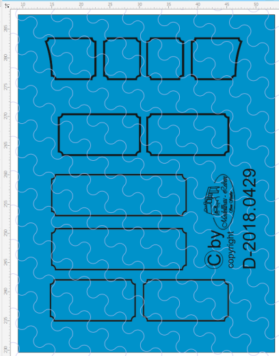 D-2018.0429 Decalsatz 1:87 für Umrandung Seitenverkleidung / Palettenkasten
