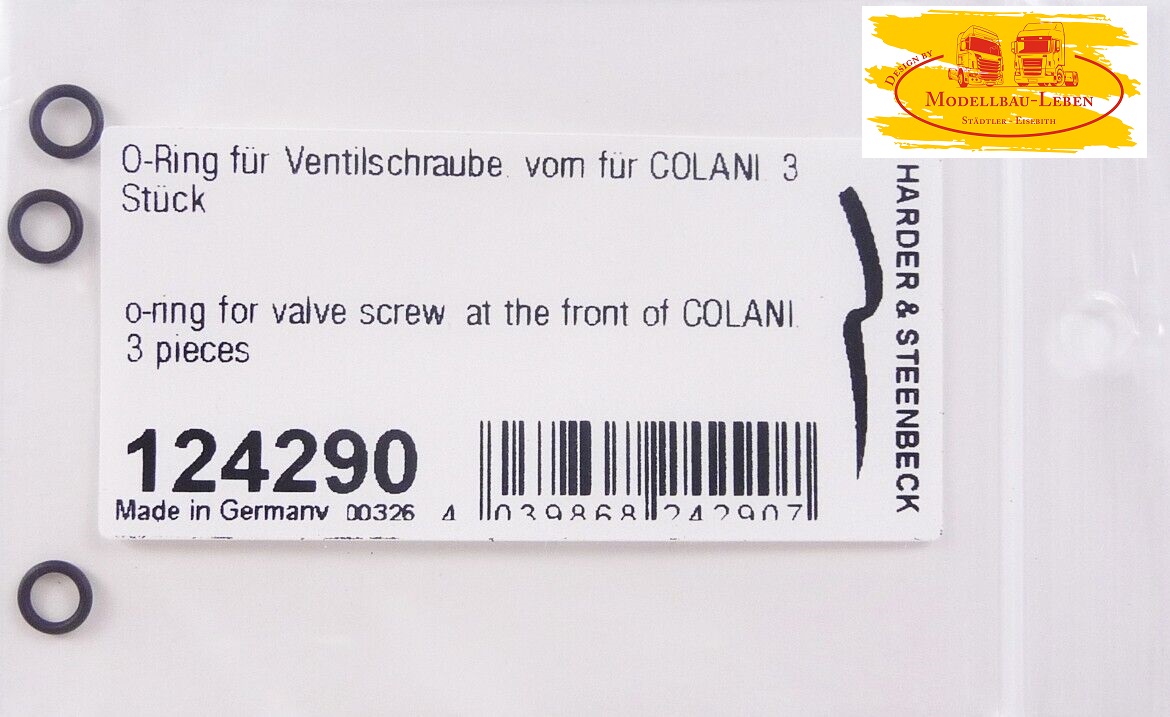 HS 124290 Harder & Steenbeck O Ring für Quick Fix und Colani 3 Stück