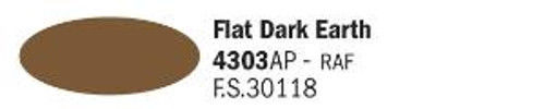 4303AP Vallejo Italeri Acrylicpaint Acrylfarbe FLAT DARK EARTH, matt 20 ml