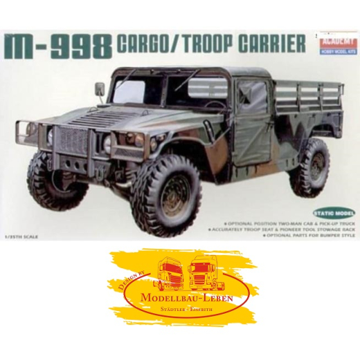 Academy 1362 Bausatz M-998 Cargo Troop Carrier Maßstab 1:35